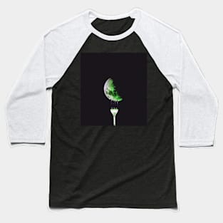 Earth on a fork Baseball T-Shirt